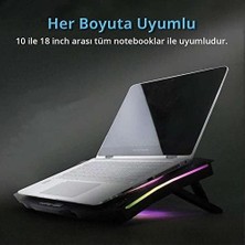 Prime Gt Rgb Gaming Notebook Soğutucu Siyah