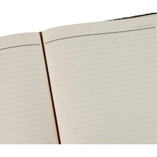 Prime 2k 5464 Ajanda/defter Tarihsiz 17X24 Çizgili 160 Yaprak Ivory Kağıt Telefon Kılıflı, Kahverengi