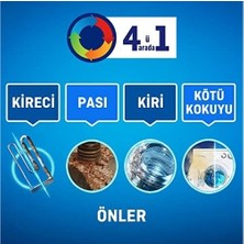 Prime Calgon 4'ü 1 Arada Çamaşır Makinesi Kir, Kireç ve Koku Önleyici Tablet (1x 40 Tablet)