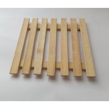 Prime Bambu Izgara – Doğal Bambu Tencere ve Tava Altlığı, Dayanıklı, Kaymaz Tezgâh Koruyucu