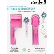 Prime Sterıball Şarjlı Pilli Diş Fırçaları Için Hijyenik Diş Fırçası Koruma Kabı-2'li Pembe x 2