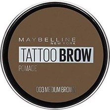 Prime New York Tattoo Brow Kaş Pomadı, 03 Medium Brown (Orta Ton) (3.5 Ml)