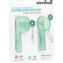 Prime Sterıball Şarjlı ve Pilli Diş Fırçaları Için Hijyenik Diş Fırçası Koruma Kabı-2'li Yeşil x 2