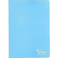 Prime Colors A4 60 Yaprak Çizgili Defter, Pudra Mavi