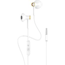 Prime Mikrofonlu Kablolu 3.5mm Girişli Kulaklık – Net Ses, Günlük Kullanım (Beyaz)