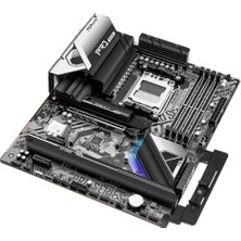 Prime Asrock X670E Pro Rs Rgb Atx Anakart, Amd Am5 Ryzen 8000 ve 7000, Ddr5, 5x M.2 Ssd, 4K 120Hz, Amd Expo, USB Type C, Wifi 6e