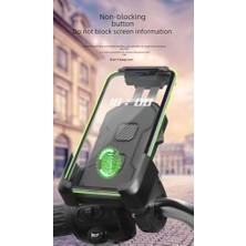 Prime Bisiklet Motosiklet ve Scooter Için Gidon Uyumlu Telefon Tutucu Orjinal Malzeme Yüksek Kalite 360 Derece Dönebilen Modellere Uyumlu Kolay Kurulum ve Kullanım CZ027 (CZ027)