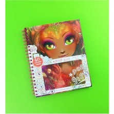 Prime Pop Boyama Kitabı – 60 Sayfa Spiral Defter – Karakter ve Mandala Desenli Boyama Kitabı