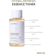 Anyong Aydınlatıcı, Nemlendirici ve Tazeleyici Tonik 200 ml (%40 Salyangoz Özü& Bal & Propolis & Aloe)