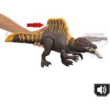 Karok Ticaret Mattel World Rebirth Dinozor Oyuncağı, 2 Saldırı Hareketine Sahip Spinosaurus Aksiyon Figürü, Filmden Uyarlanan Tasarım, Bükülebilir Eklemler, Dijital Oyunlar, JGB56
