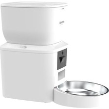 Smart Akıllı Otomatik Kedi Köpek Mama Kabı Mobil Uygulama ile Uzaktan Kontrol Gece Görüş Kameralı ve Sesli Iletişim Programlanabilir Çelik Besleme Kasesi X8604