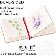 Prime Arteza Eskiz Defteri, 3'lü Paket, Her Biri 88 Sayfa, 13,5 x 12,5 Cm, Bej Kitabı, Ciltli Kapak 110LBS/230 Gsm Defter