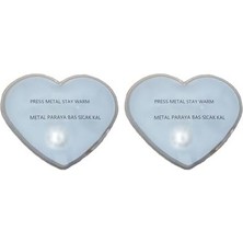 Kalpli Geyikli Cep Sobası,el Isıtıcı,2 Adet Su Torbası Pvc 9cm