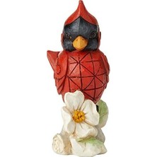 Filizora Digital Market Jim Shore Heartwood Creek Kardinal Minyatür Heykelcik, 8,35 Cm, Çok Renkli