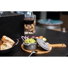 Prime La Cocotte Mini Döküm Tencere, 10 Cm, Gri