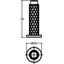 Prime 1019 Saten Nkel Kapı Stoper - DDS1019 0032 Nb-Nb-P6