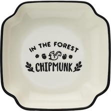 Prime Chipmunk Köşeli Mini Servis Tabağı Renkli 10 cm
