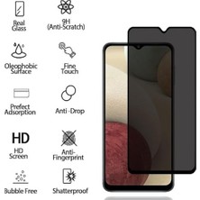 Prime Galaxy A12 Privacy (Hayalet) Ekran Koruyucu – 2 Adet - 9h Temperli Cam, Yan Görünme Engelleyici, Tam Kaplama