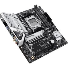 Prime B650M-AYW Wifi Amd B650 Micro-Atx Anakart, Ddr5, Pcıe 5.0 M.2 Desteği, Hdmı, Realtek 2.5gb Ethernet, Wi-Fi 6, Arka USB 10GBPS Bağlantı Noktaları, Ön USB 5gbps Tip-C, Sata 6 Gbps