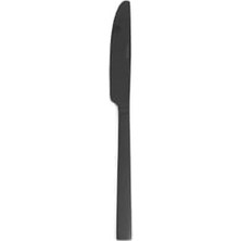 Prime Quantum Mat Siyah Tatlı Bıçağı 19 cm 6 Adet