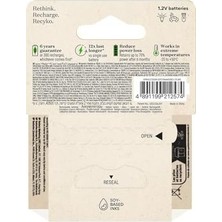Prime Recyko 2600 Aa Kalem Ni-Mh Şarjlı Pil, 1.2 Volt, 4'lü Kart