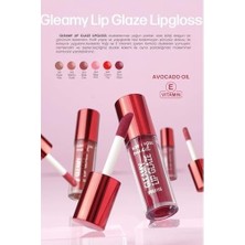 Gleamy Lip Glaze Lipgloss NO:201 Nude Kiss - Renkli Dudak Parlatıcısı