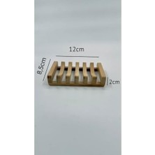 Prime Bambu Sabun Standı, Bambu Sabunluk, Bambu Sabun Kutusu Bej