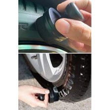Prime Otomobil Temizlik Fırçası, Lastik ve Iç Mekan Detaylı Temizlik Için Yumuşak Tüylü Fırça, Siyah, 60MM x 62MM
