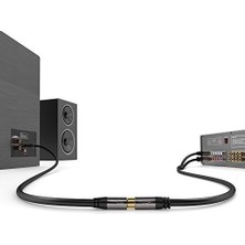 Prime – Cinch Uzatma Kablosu – 5m – Mükemmel Ses Kalitesi Için Özellikle Kırılmaz Hibrit Kablo (Subwoofer/ses Kablosu, Rca Fişten Jak Girişe, Amplifikatör/hifi Için Ideal, Analog ve Dijital)