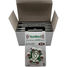 Prime Power 312 Numara Işitme Cihazı Pili (10 Paket x 6 Adet = 60 Adet Pil)