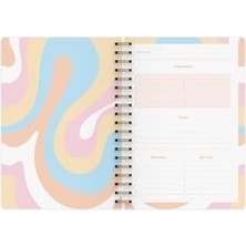 Prime Le Süresiz Planlayıcı Spiralli Ajanda Defter 17X24 cm