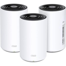 Prime Deco PX50 3-Pack, AX3000 + G1500, 1 Ghz Cpu, Powerline/mesh, Yapay Zeka Desteği, Gigabit Portları, 150 Cihaza Kadar Bağlantı, 600 M² 'ye Kadar Kapsama, Powerline Mesh Wifi 6 Sistemi