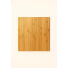 Altes Grup Bambu Katlanabilir Yan Sehpa 40X29 Cm, Koltuk ve Kanepe Kenarı Portatif Tepsi, Amerikan Servisi