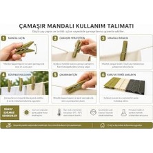 24’lü Güçlü Yaylı Çamaşır Mandalı Seti – Kaymaz Yüzey, Rüzgara Dayanıklı, Dayanıklı Plastik Gövde, Çok Amaçlı Kullanım (Balkon, Bahçe, Mutfak, Dekorasyon)
