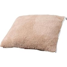 Karok Ticaret Tineke Yıkanabilir Fermuarlı Yumuşak Kedi Köpek Uyku Minderi 35X40 cm Kahverengi Abs Malzeme