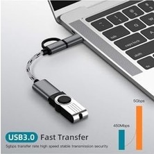 Prime 4901 USB 3.0 Otg To Type-C Micro USB Data Şarj Çevirici Dönüştürücü Adaptör