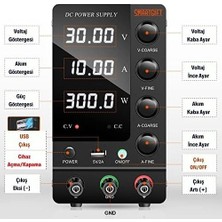 Prime Ayarlanabilir 30V/10A Smps Dc Güç Kaynağı Voltaj Regülatörü SG-C3010