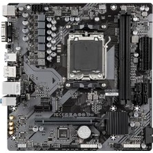 Prime Gigabyte A620M S2H Anakart Amd A620 Soket Am5 Micro Atx