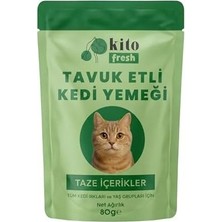 Prime Kito Fresh Tavuk Etli Kedi Yemeği 80 G