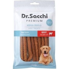 Dr.sacchi Premium Sığır Etli Çubuk Tahılsız Köpek Ödülü 5" 11-13 gr 10'lu