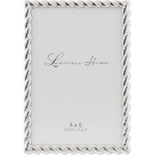Filizora Digital Market 710046 Silver Metal Rope Picture Frame, 10CM By 15CM