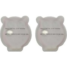 Renkli Cep Sobası,el Isıtıcı,2 Adet Su Torbası Pvc 9cm