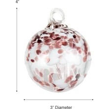 Filizora Digital Market Dale Tiffany El Üflemeli Cam, 7,62 cm Çapında Büyülü, Hayat Ağacı Koleksiyonu, Cadı Küre Asılı Bahçe Iç/dış Mekan Dekoratif Süs Bakan Top