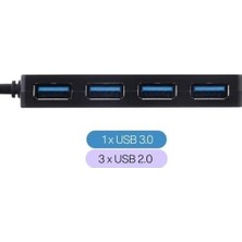Prime 5648 Type C USB 3.1 4 Port USB 3.0 2.0 Hub Çoğaltıcı Çoklayıcı Dönüştürücü Switch