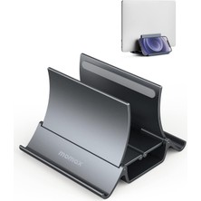 Dikey Dizüstü Bilgisayar Standı Tutucu, Arch Gravity Otomatik Kilitleme Tutucu Depolama Yuvası, Masa Düzenleyici Için Yer Tasarrufu, Tüm Macbook/ipad/dell/chromebook'a Uyar, Çift Dizüstü