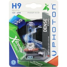 Photon Ampul H9 12V 65W Xtreme Vision +%150 Fazla Işık (Tekli Blister) Pht PH5509 Xv B1