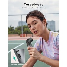 Prime Taşınabilir Taşınabilir Fan, Güçlü Turbo Mini Fan, 19000 Rpm Yüksek Hızlı Aero Pro, 15H Maksimum Soğutma Süresi, 6 Hız Alüminyum Kılıf, Cep Şarj Edilebilir Kişisel Küçük Seyahat Hediyeleri