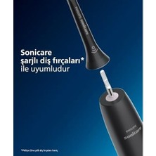 Prime Sonicare Optimal Yedek Diş Fırçası Başlığı, 7 Kat Daha Fazla Plak Temizliği, Orta Yumuşak Fırça Başlığı, 2’li Paket, Siyah, HX6062/88