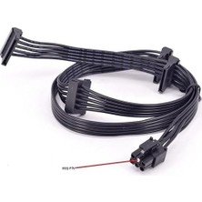 Pin Power Supply Kablosu 6 Pin Modüler Sata Kablo 6 Pin 4x Sata Kablo 90 cm 6 Pin Sata Kablo Power Supply Kablosu