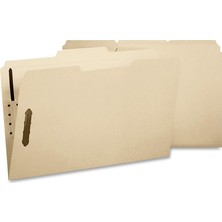 Smead Kilit Dosya Klasör, 2 Vida, Güçlendirilmiş 1/3-Cut Tab, Letter Size, Manila, Paket Başı 12 (11537)
